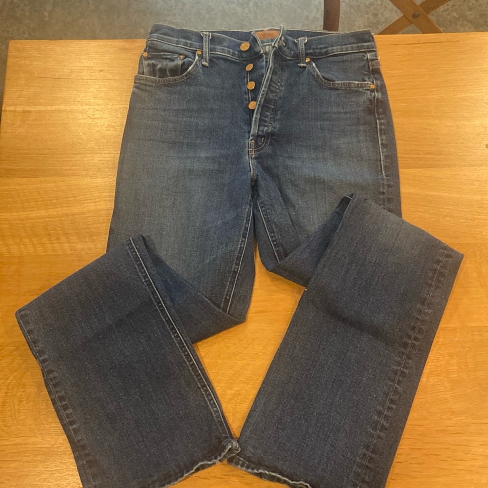 MOTHER jeans “the trooper sneak” wash:until next time size 29